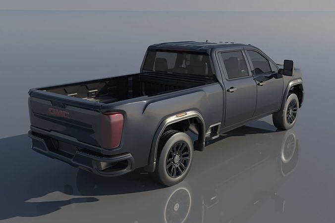 GMC Sierra 2500 2022 3D print model 4