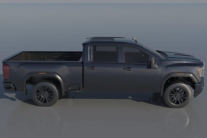GMC Sierra 2500 2022 3D print model 6
