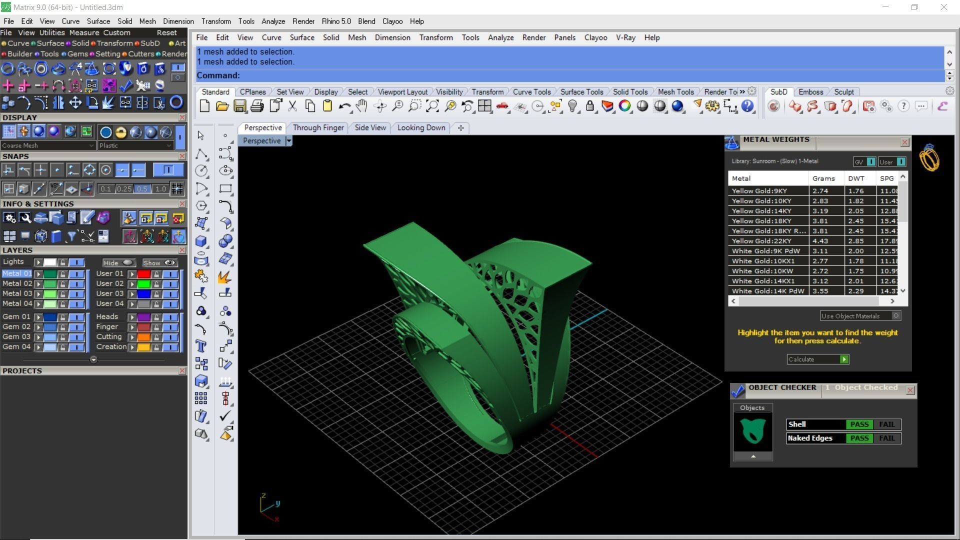  fusion mirror ring  3D print model_7