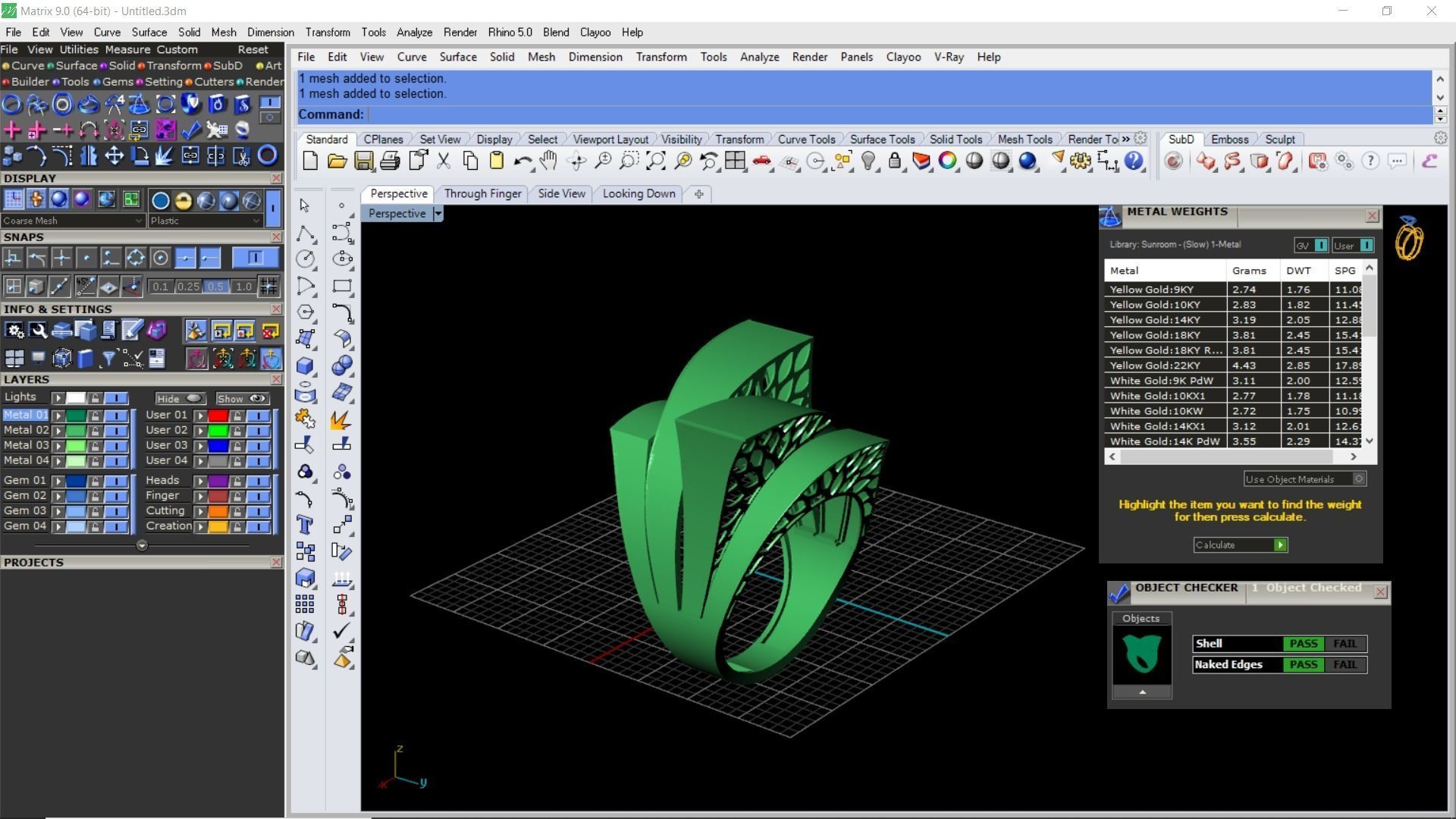  fusion mirror ring  3D print model_8