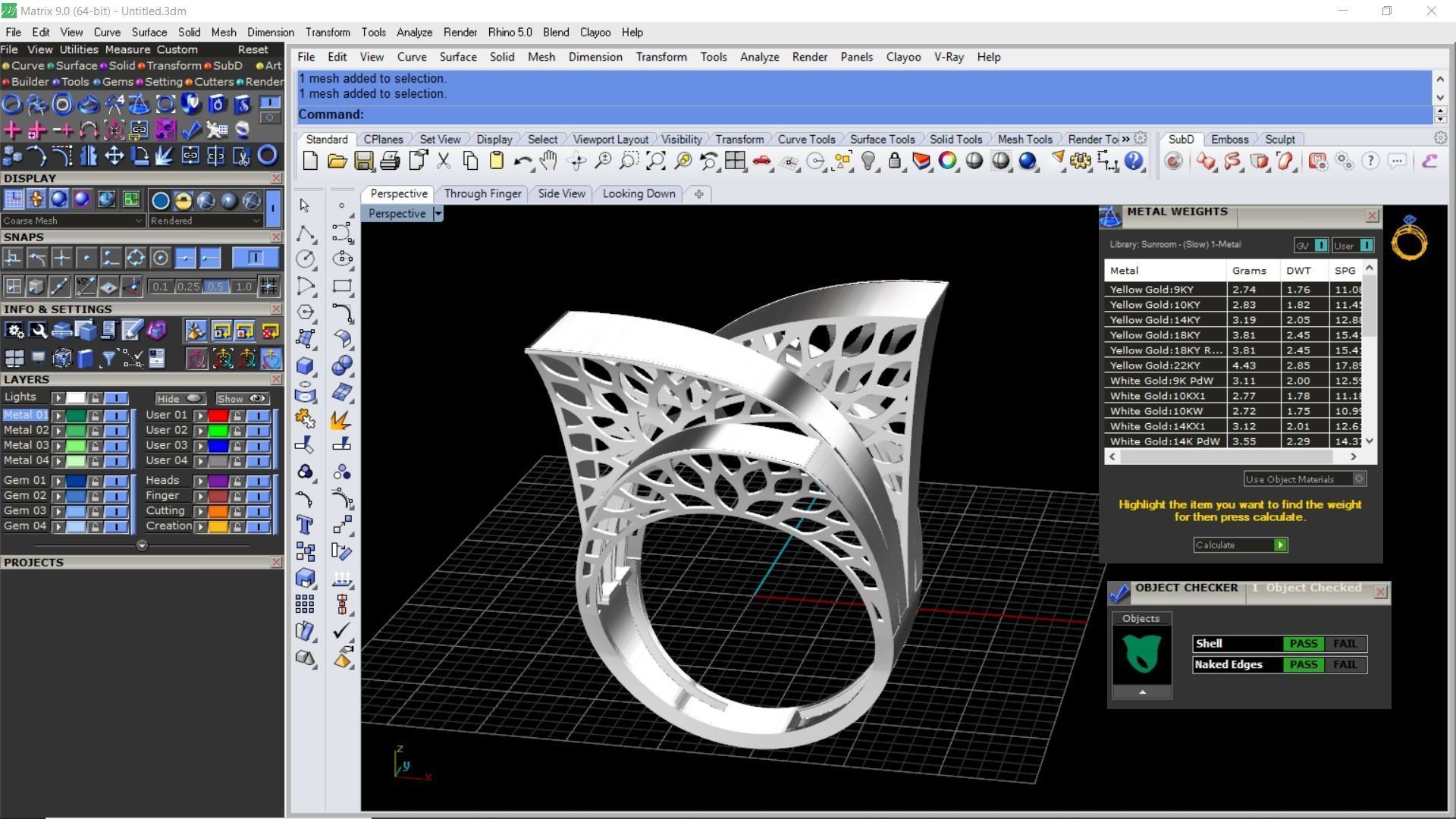  fusion mirror ring  3D print model_10