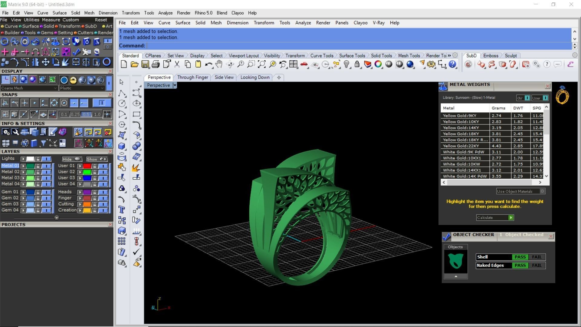  fusion mirror ring  3D print model_9