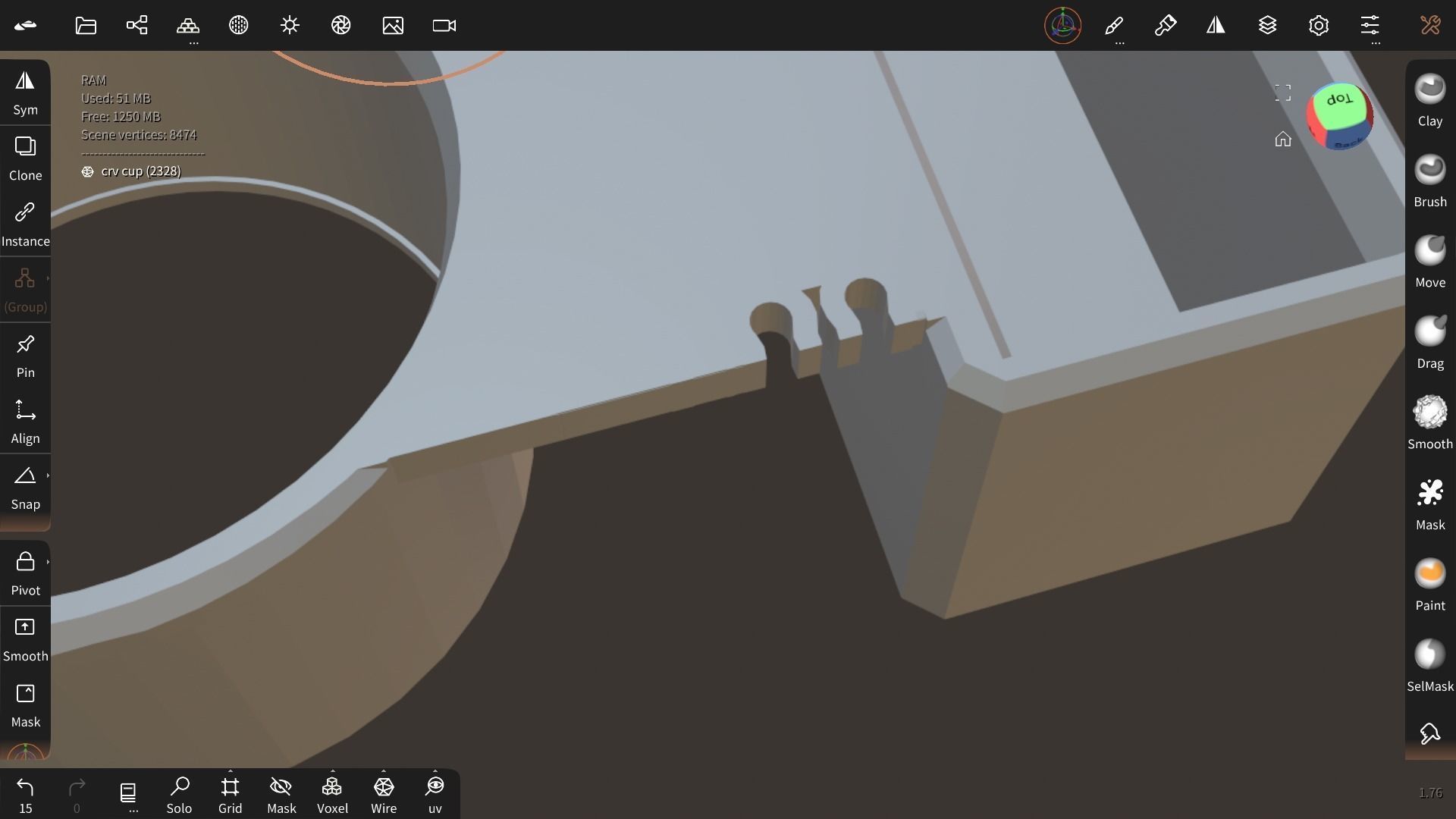 CR V INFAMOUS CUP HOLDER FIX 3D print model_3