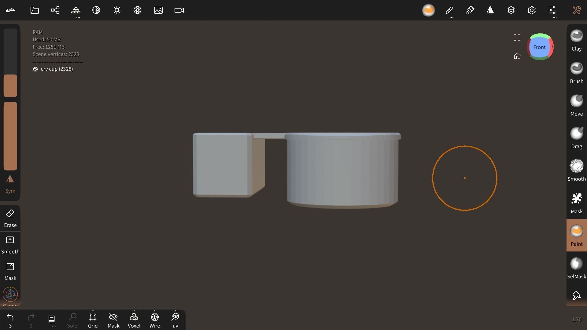 CR V INFAMOUS CUP HOLDER FIX 3D print model_2