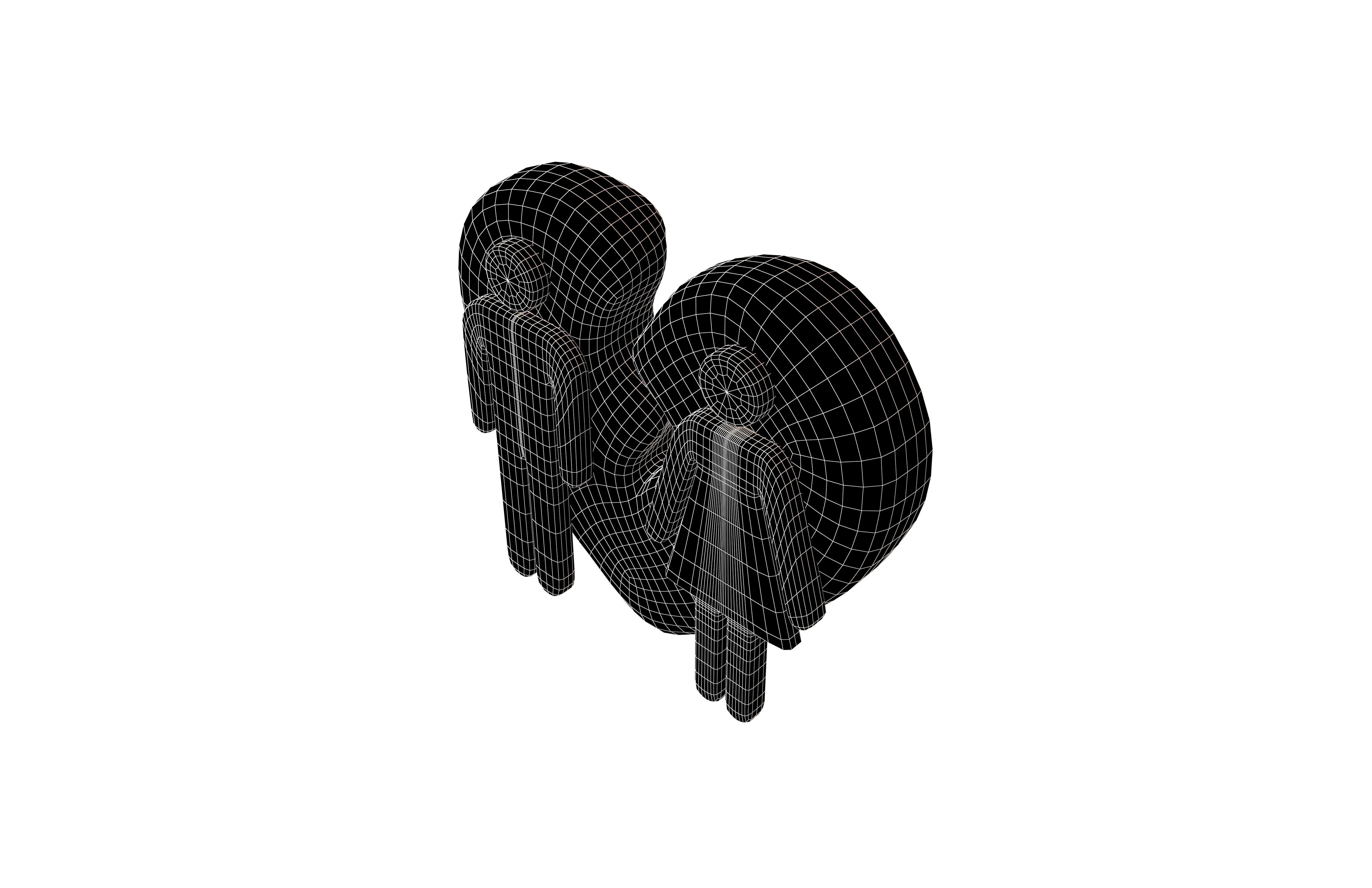 Divorce Symbol v1 010 Low-poly 3D model_7