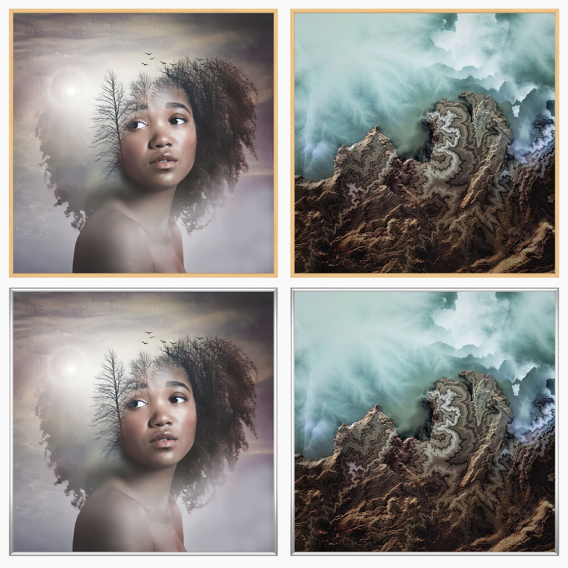 Wall Art Set 3872 3D model_2