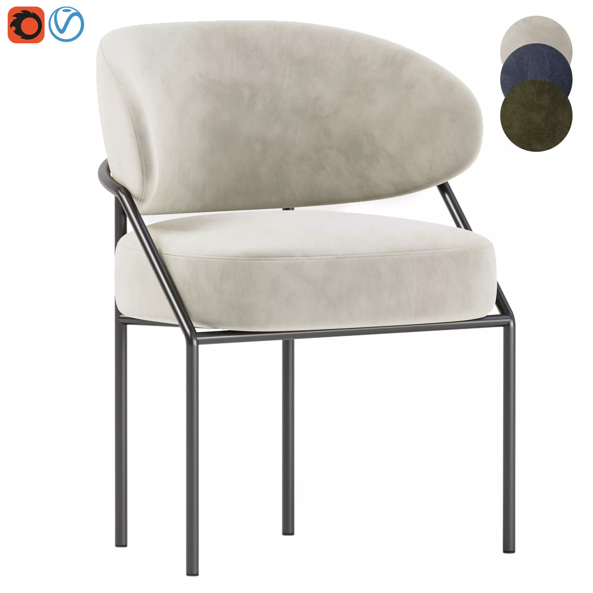 ISETTA Chair by meridiani 3D model_0