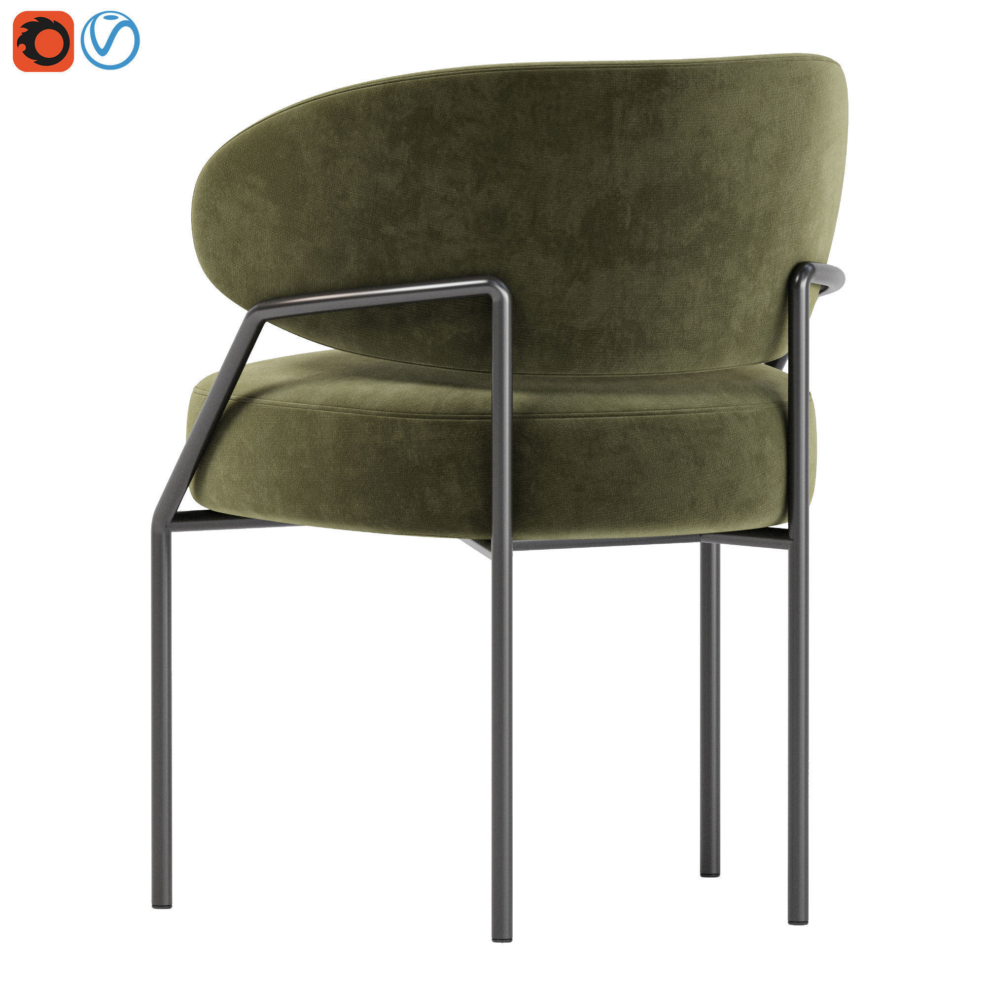 ISETTA Chair by meridiani 3D model_12