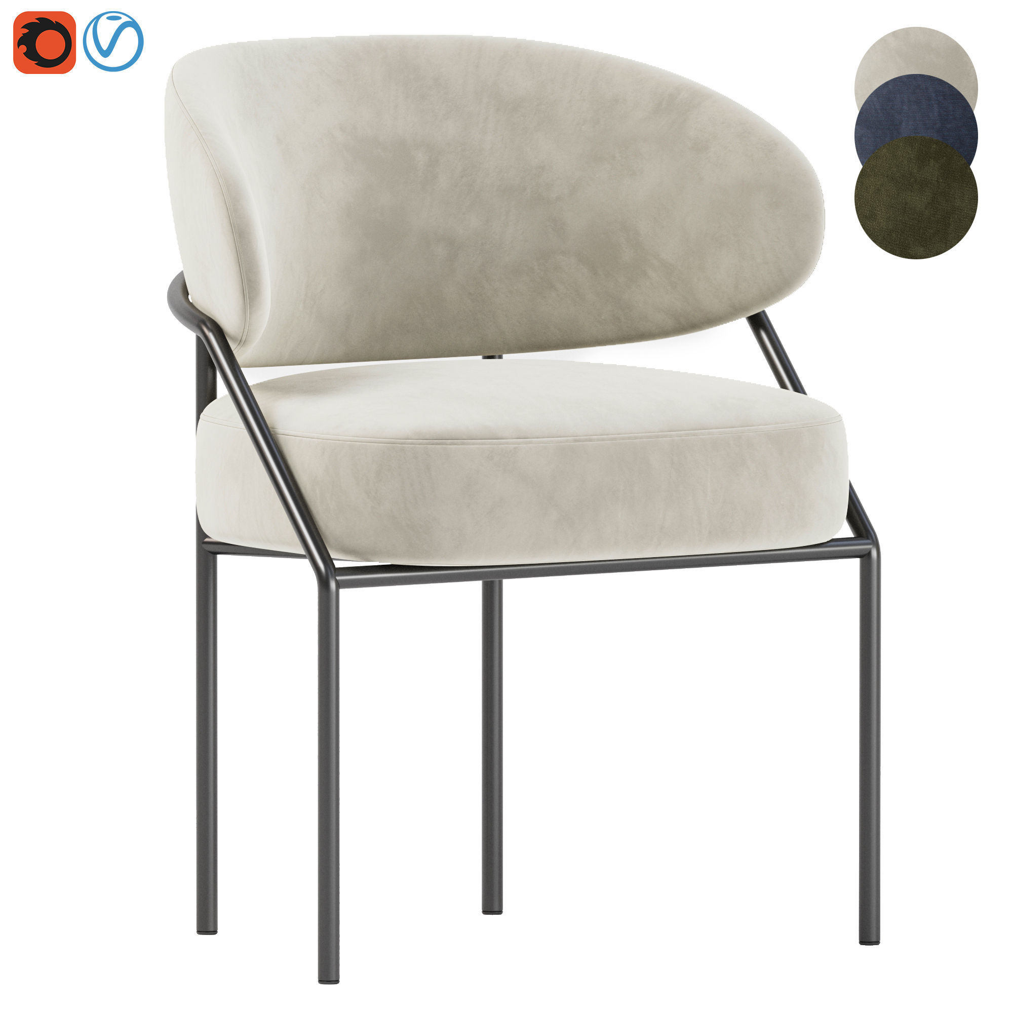 ISETTA Chair by meridiani 3D model_3