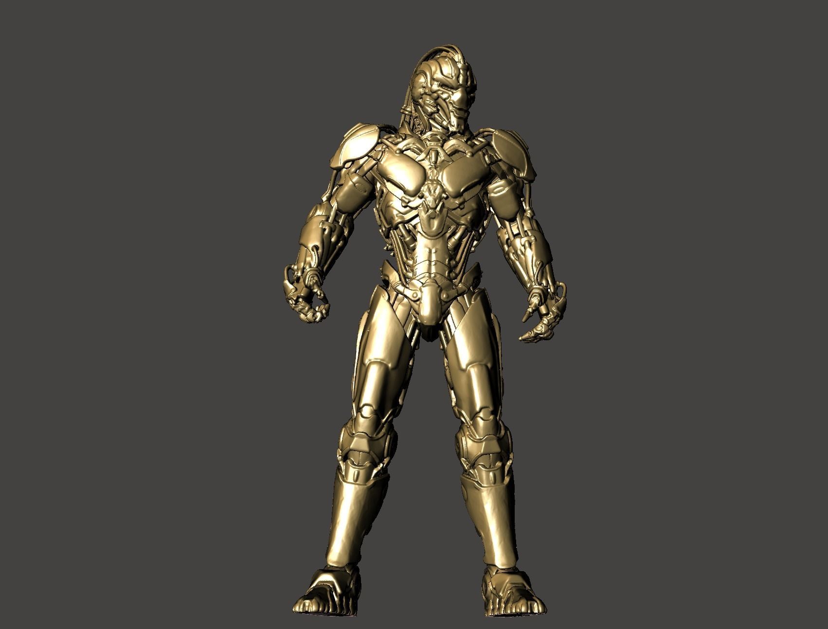 CYRAX - MORTAL KORMBAT 11 CYBORG MK11 Hi-poly STL 3D print model_11