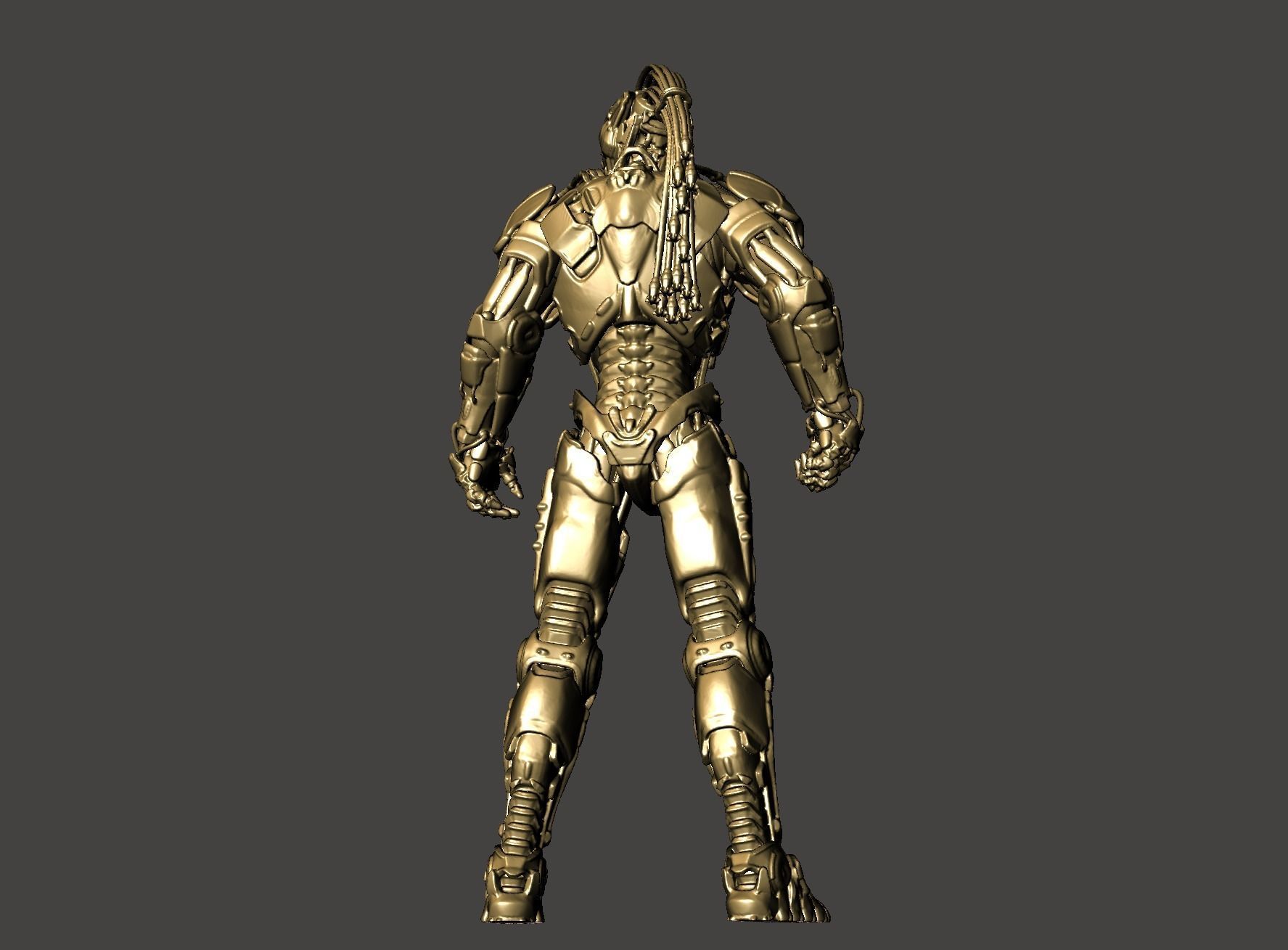 CYRAX - MORTAL KORMBAT 11 CYBORG MK11 Hi-poly STL 3D print model_29