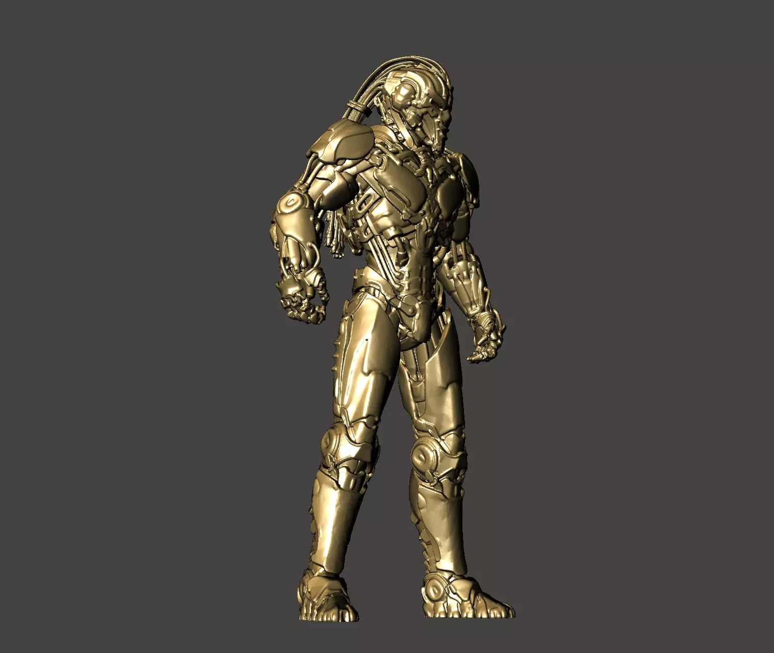 CYRAX - MORTAL KORMBAT 11 CYBORG MK11 Hi-poly STL 3D print model_0
