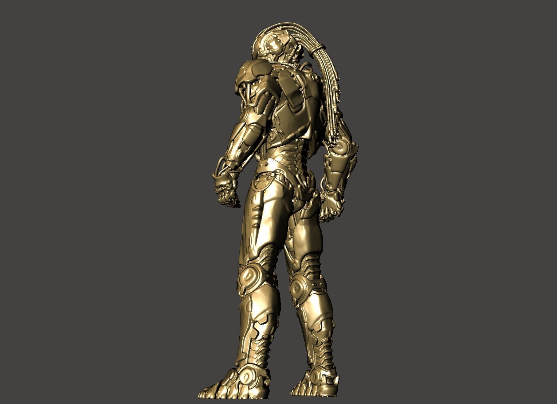 CYRAX - MORTAL KORMBAT 11 CYBORG MK11 Hi-poly STL 3D print model_9