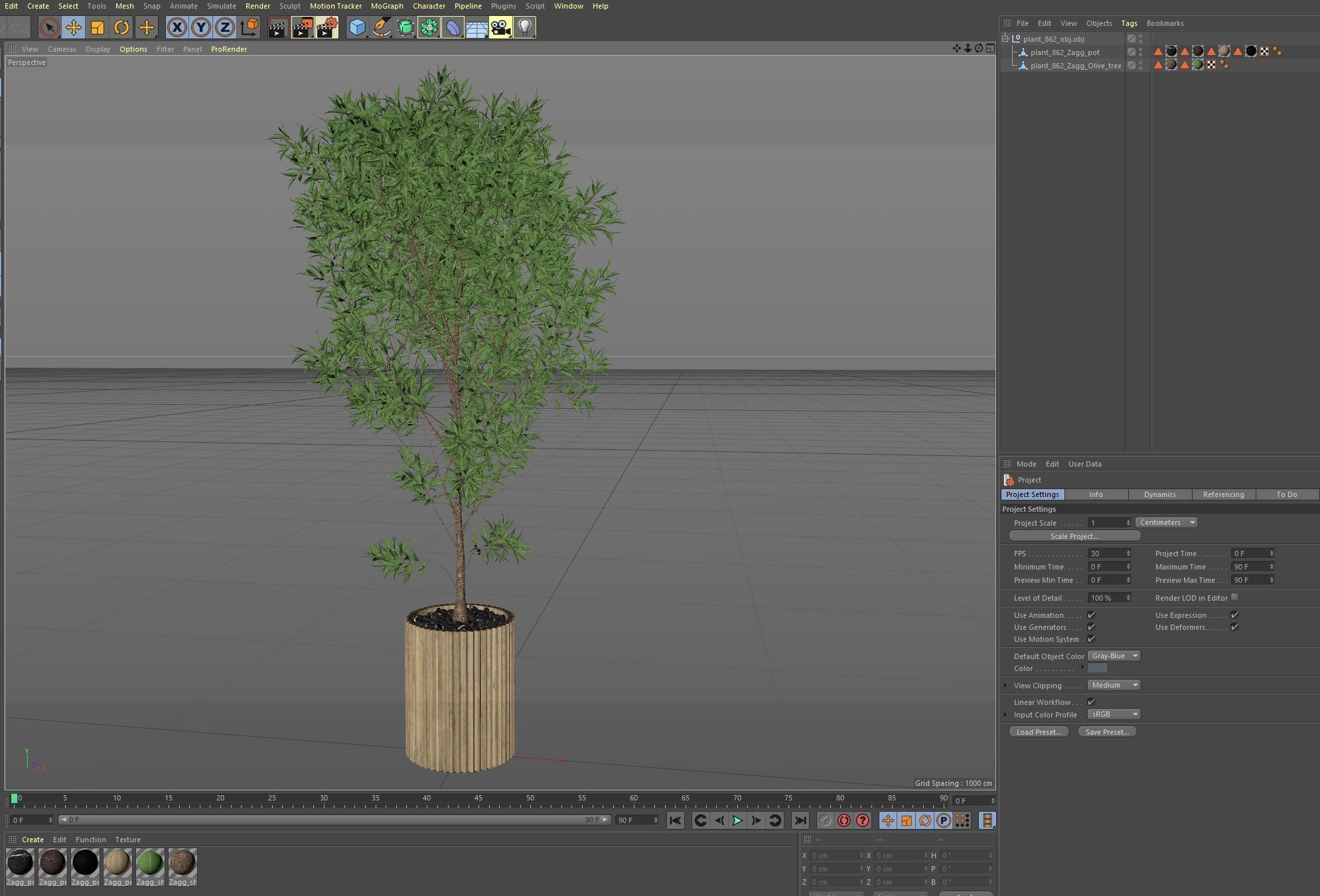 Plants collection 862 3D model_7