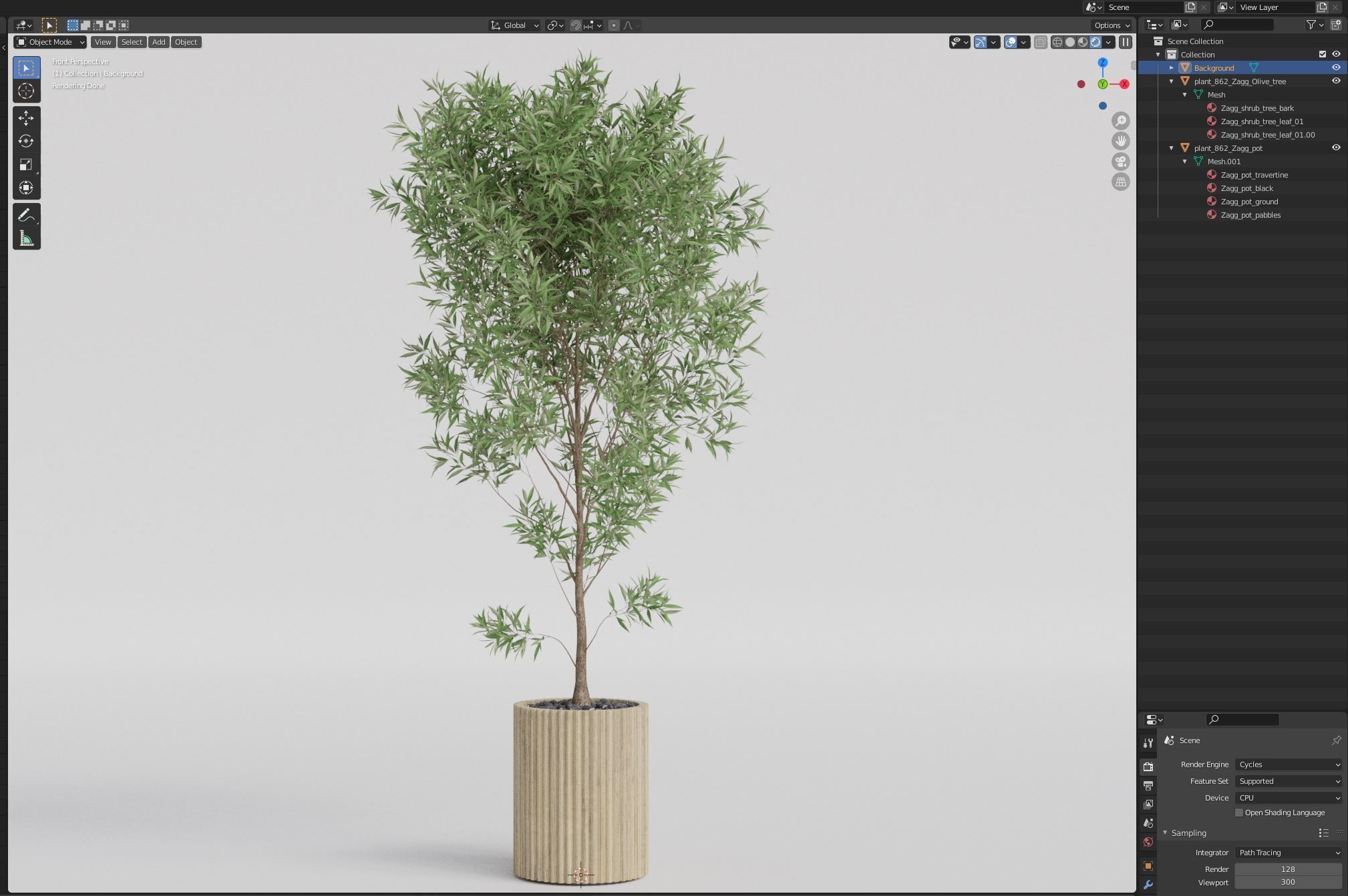 Plants collection 862 3D model_6