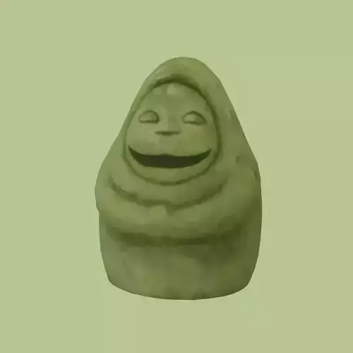 Dosajin Statue Spirited Away Lowpoly Handpainted Texture