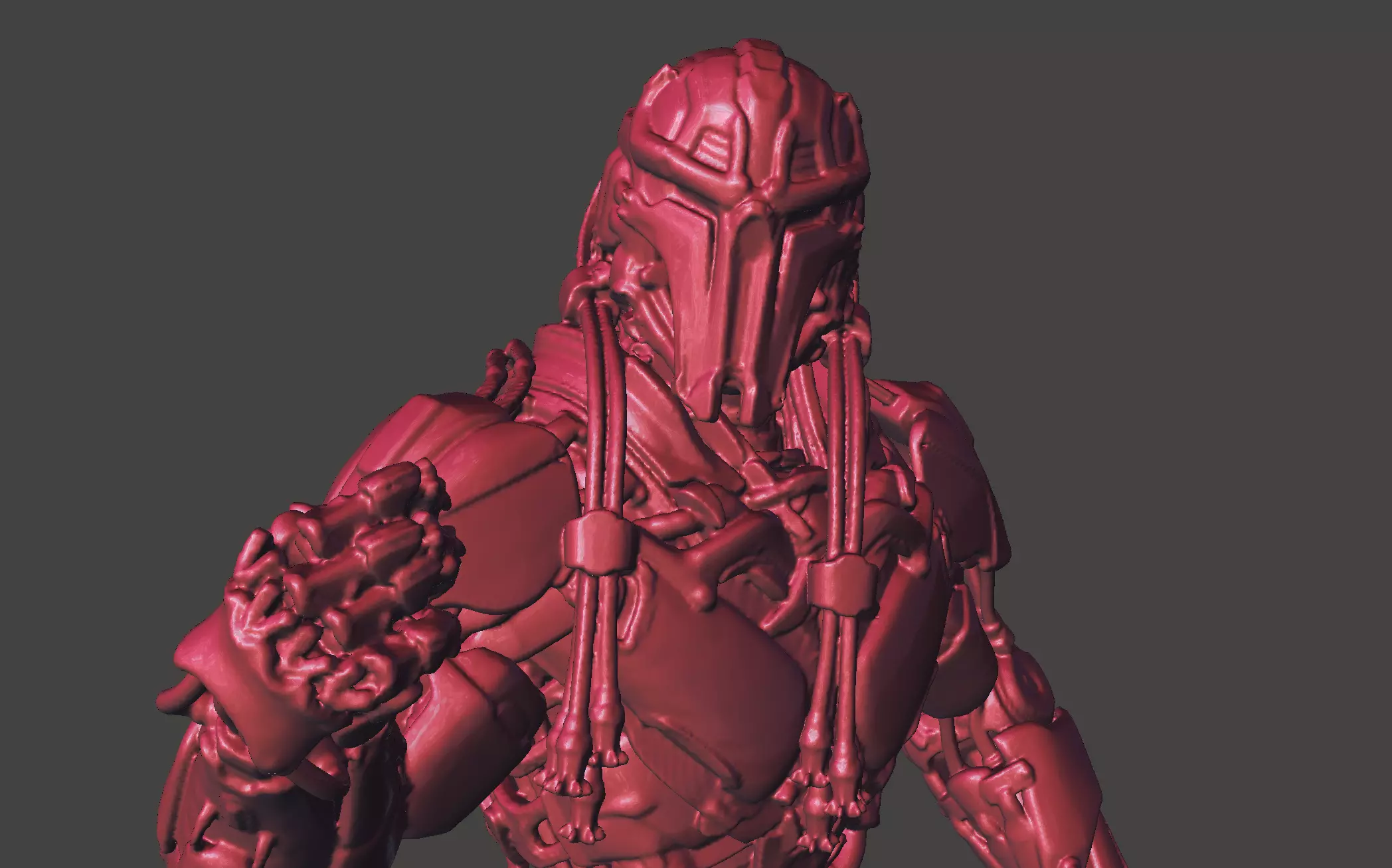 SECTOR - MORTAL KORMBAT 11 CYBORG MK11 Hi-poly STL 3D print model