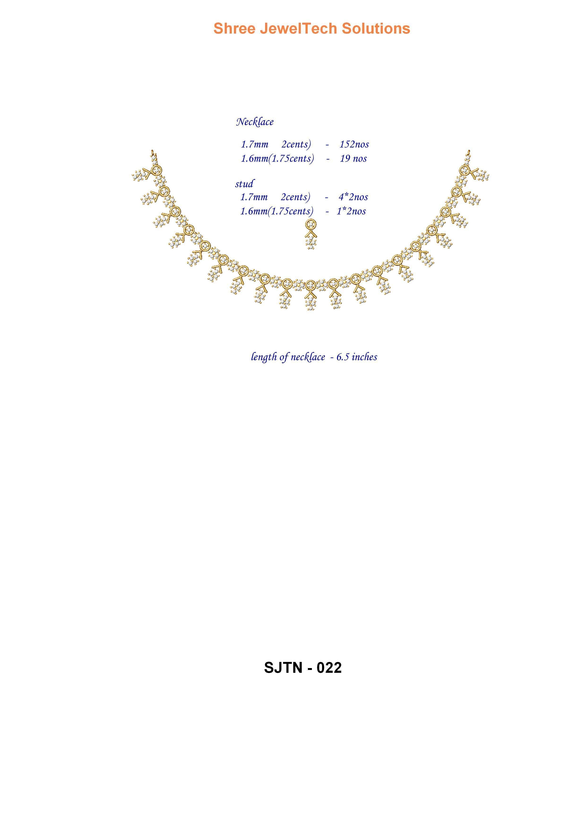  necklace bulk 50 3dm files ready to print part 02 3D print model_10