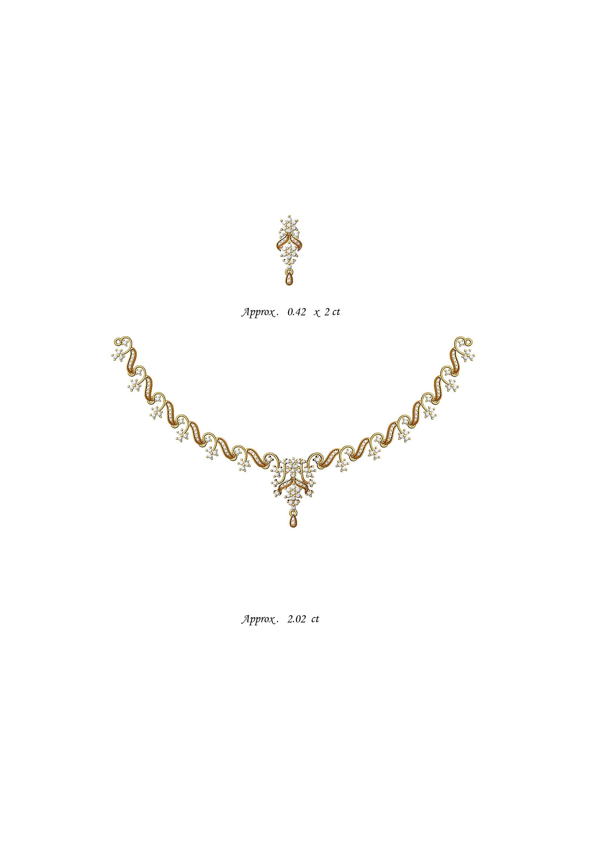  necklace bulk 50 3dm files ready to print part 02 3D print model_2