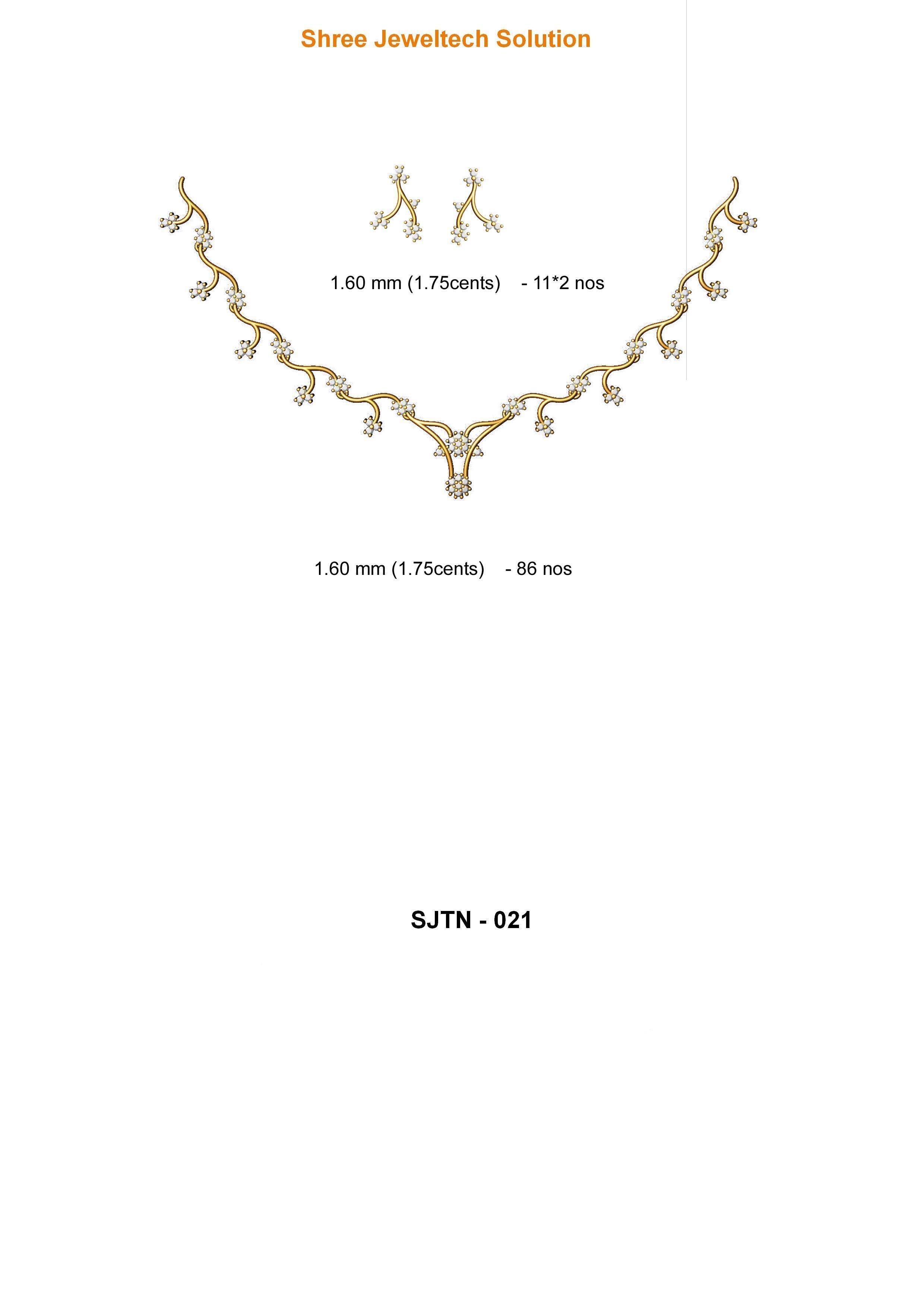  necklace bulk 50 3dm files ready to print part 02 3D print model_9