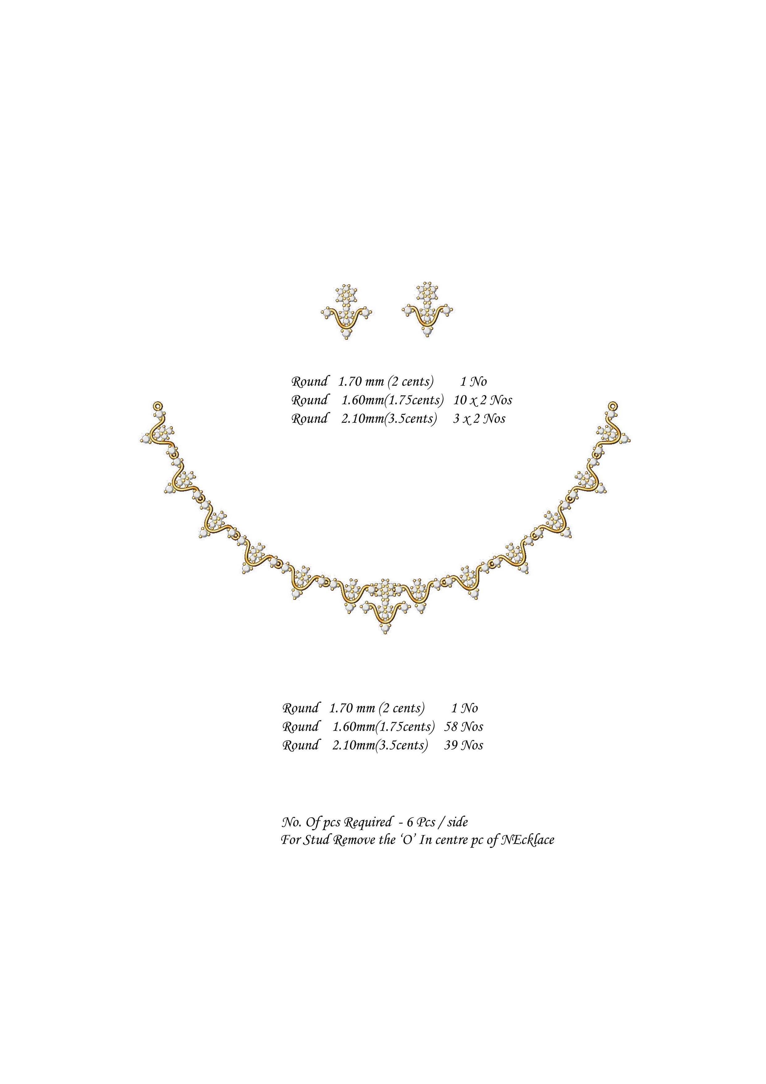  necklace bulk 50 3dm files ready to print part 02 3D print model_30