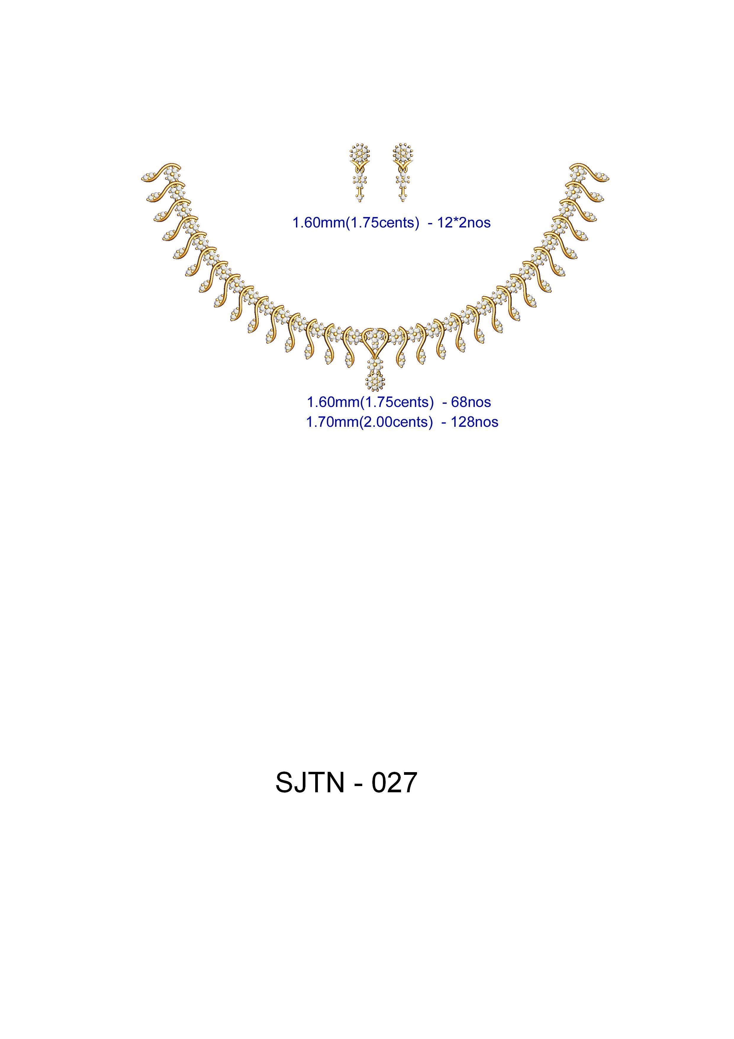  necklace bulk 50 3dm files ready to print part 02 3D print model_15