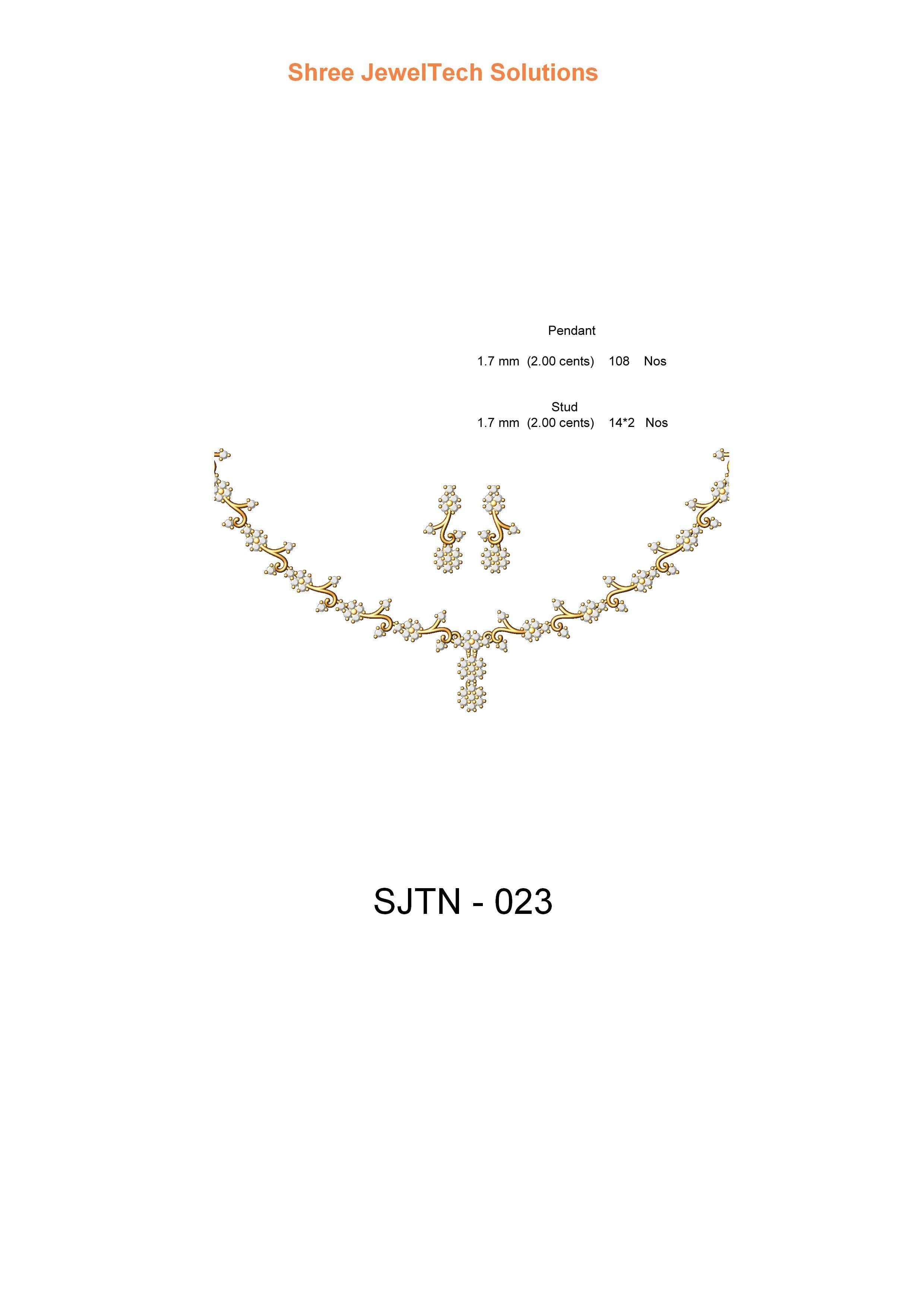  necklace bulk 50 3dm files ready to print part 02 3D print model_11