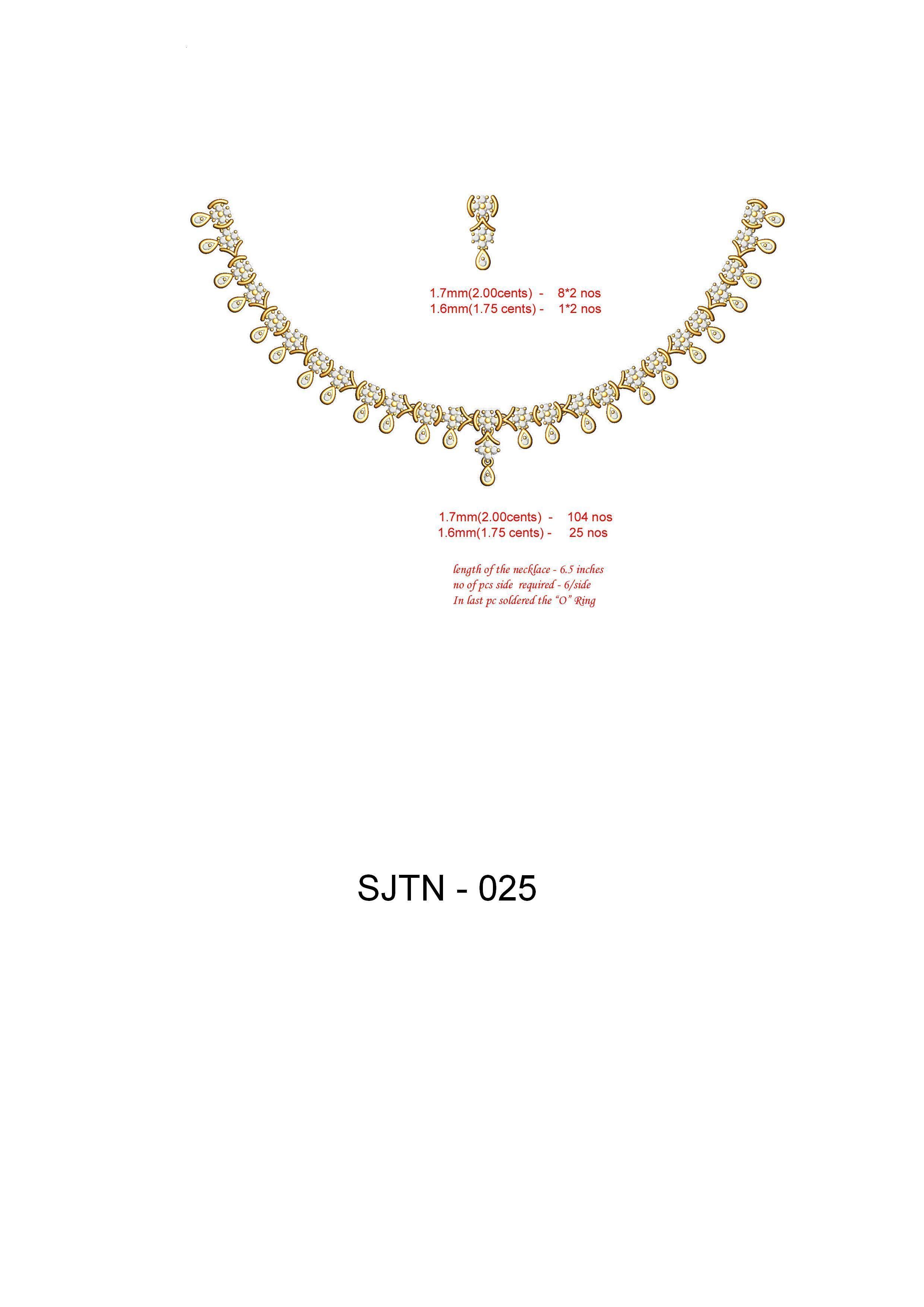  necklace bulk 50 3dm files ready to print part 02 3D print model_13