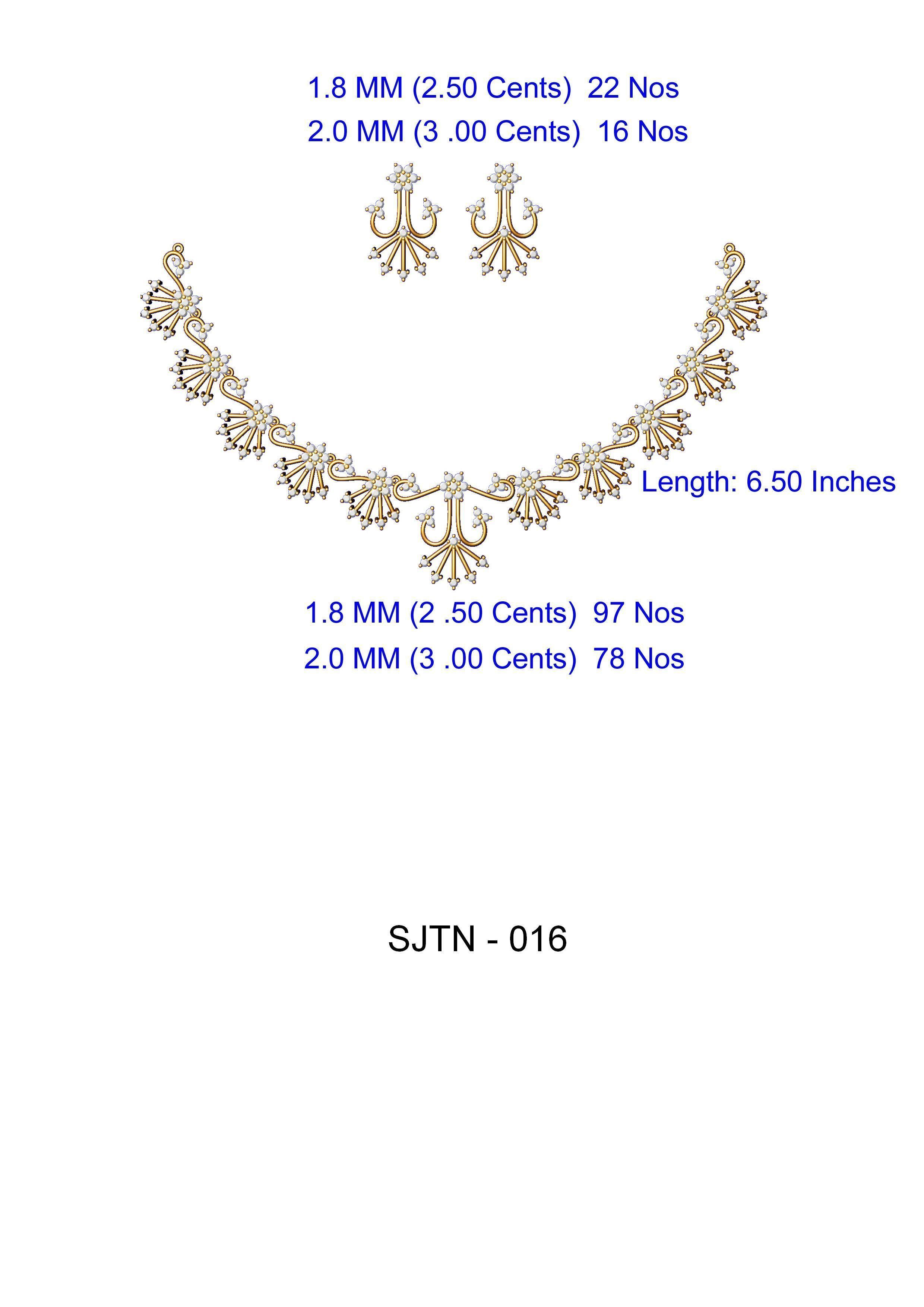  necklace bulk 50 3dm files ready to print part 02 3D print model_5