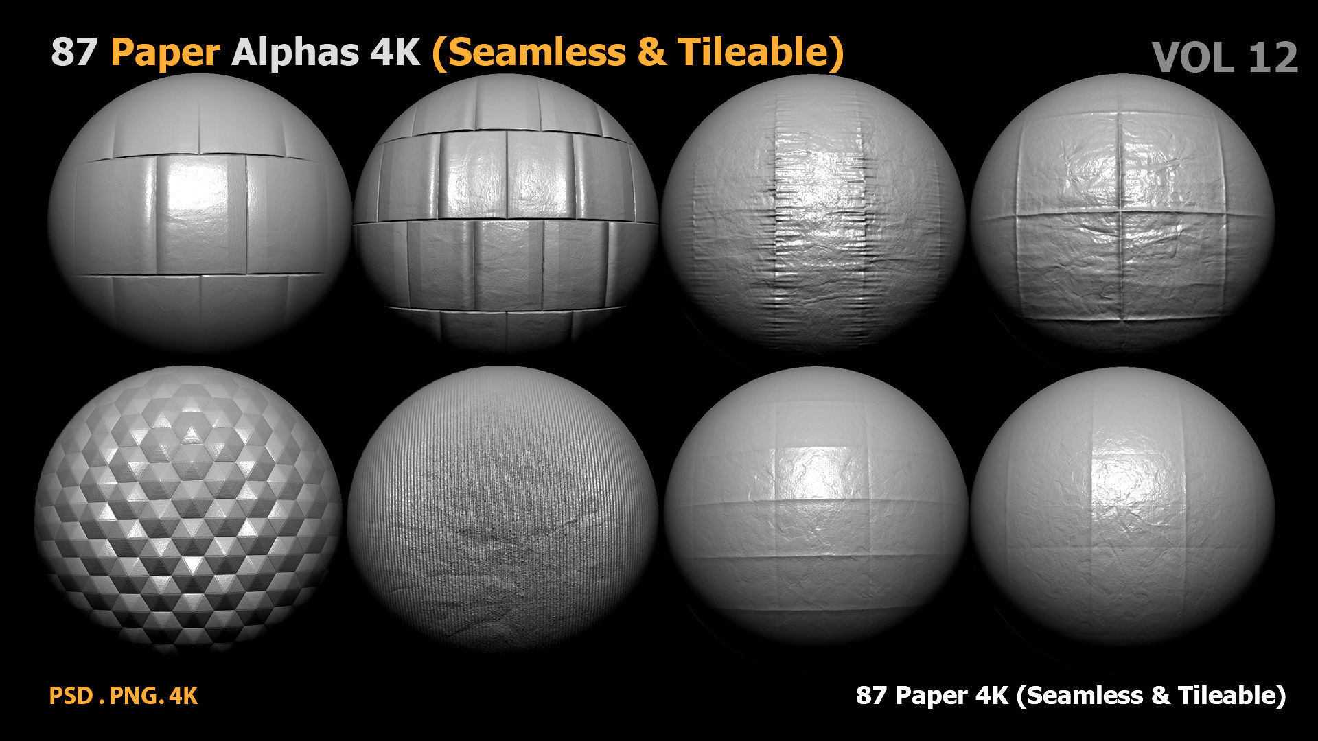 87 Paper Alphas Seamless Tileable VOL 12 Texture_12