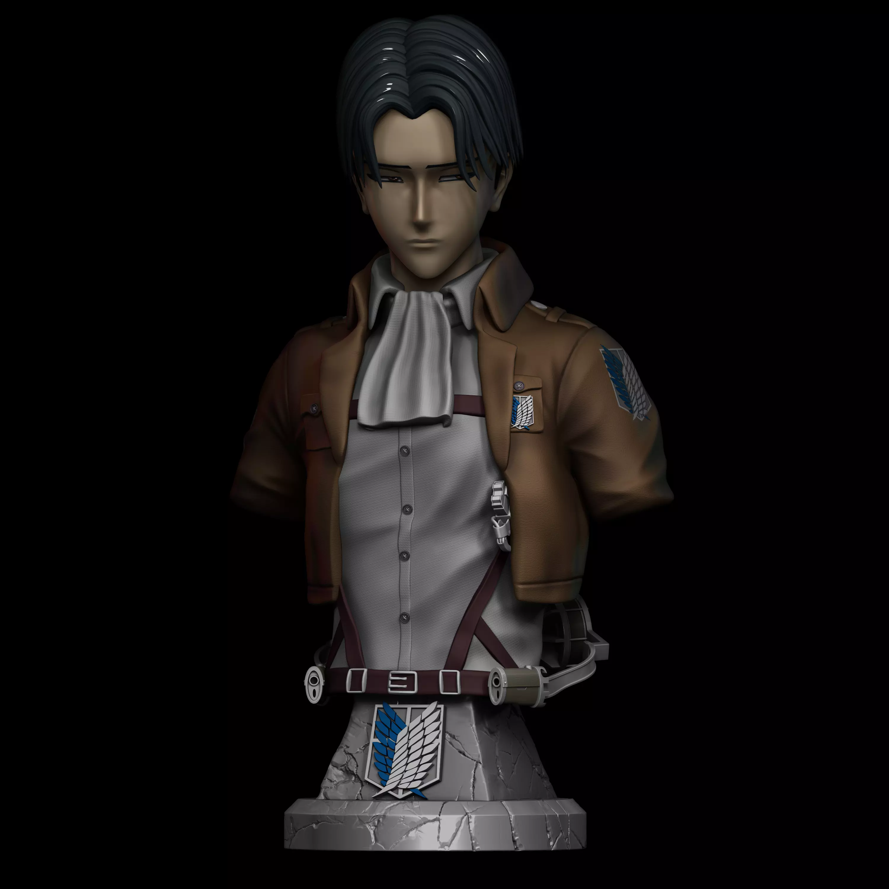 LEVI ACKERMAN BUST 3D print model_0
