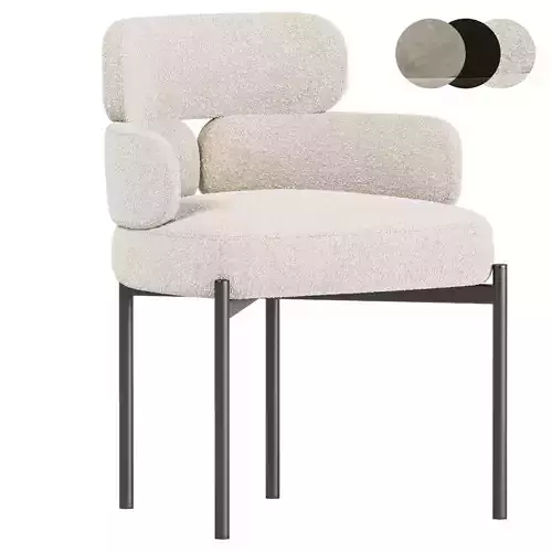 SYLVIE Chair by meridiani 3D model