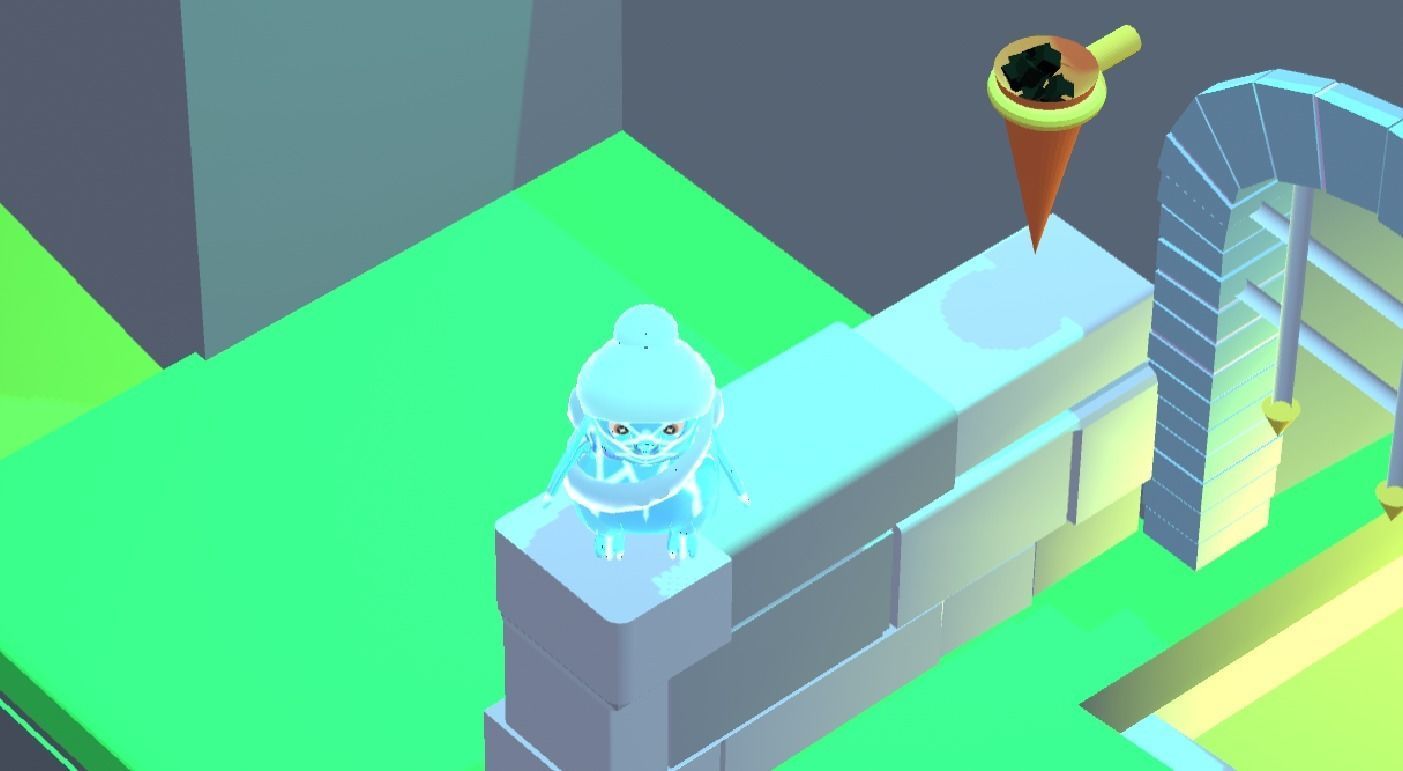 Low poly Dungeon building in game Low-poly 3D model_6