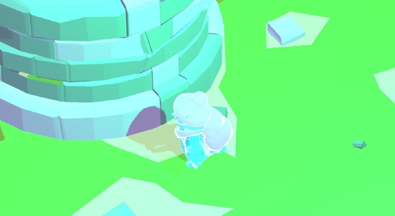 Low poly Dungeon building in game Low-poly 3D model_8