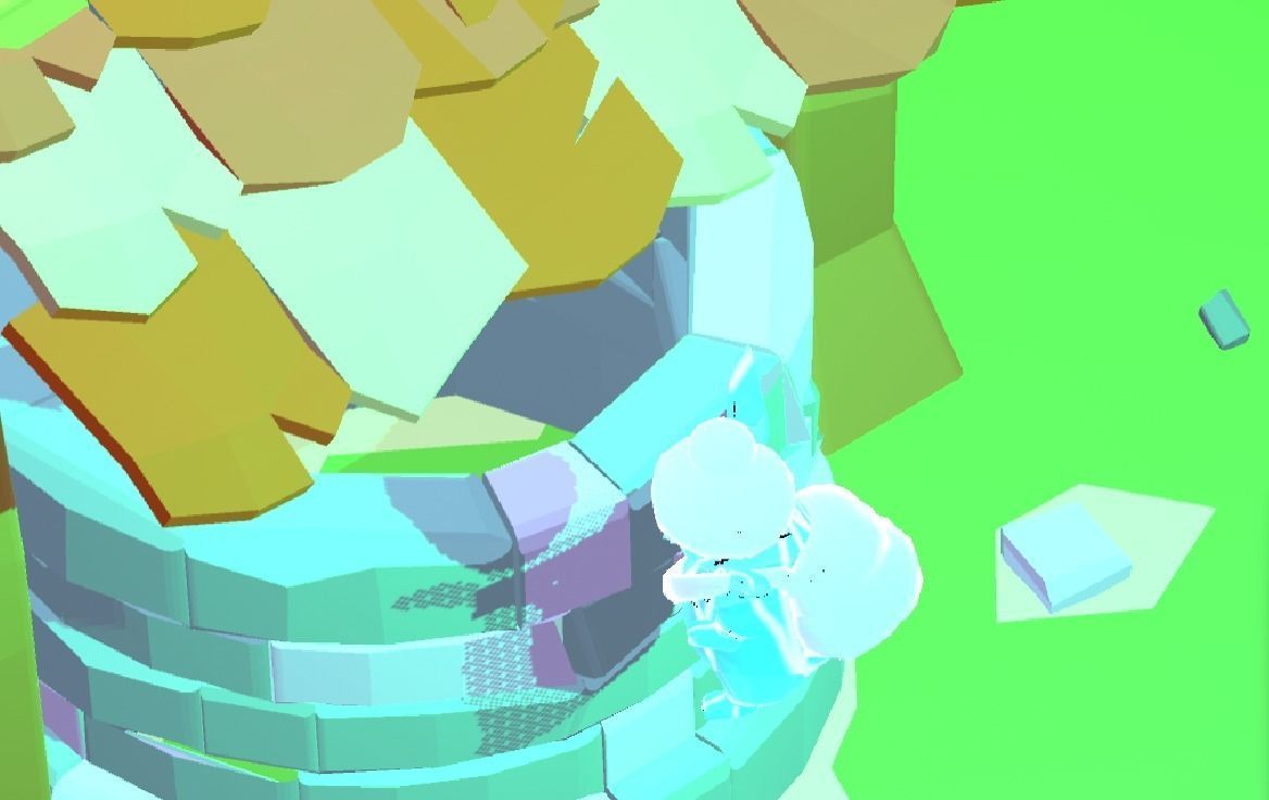 Low poly Dungeon building in game Low-poly 3D model_7