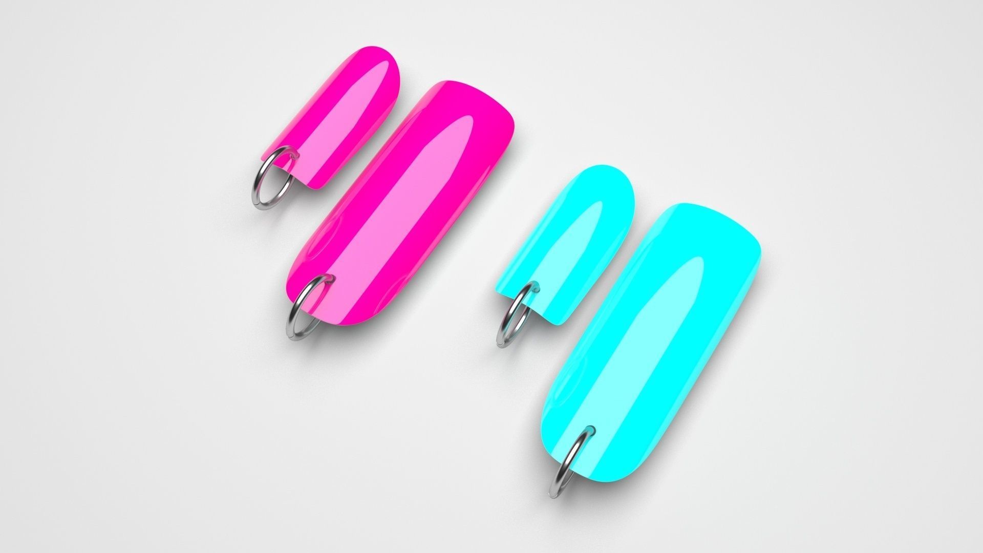 Ring For Artificial Nails 3D model_3