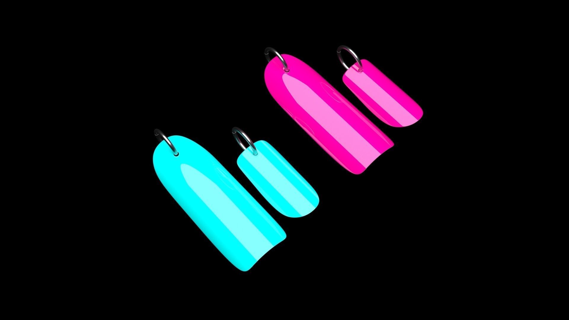 Ring For Artificial Nails 3D model_12