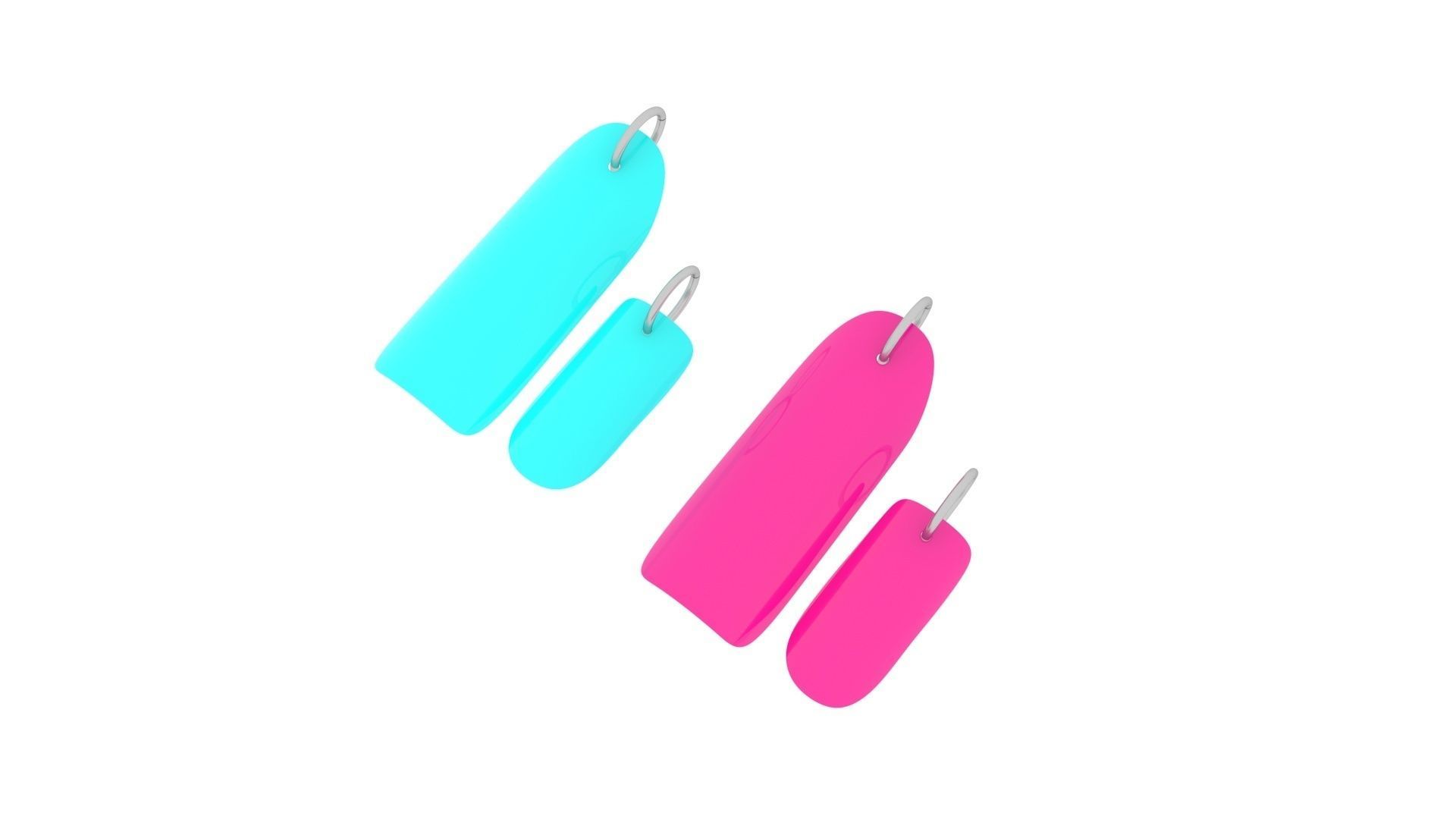 Ring For Artificial Nails 3D model_14