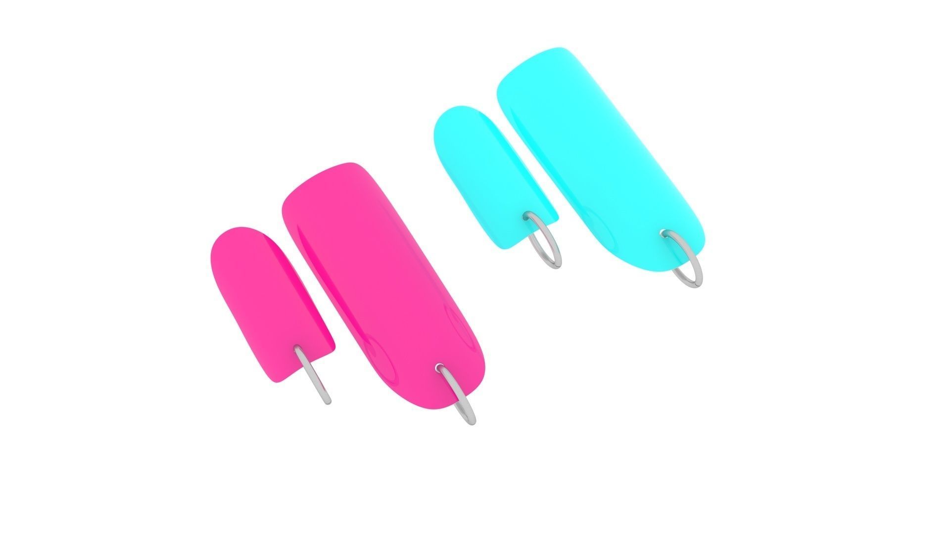 Ring For Artificial Nails 3D model_15