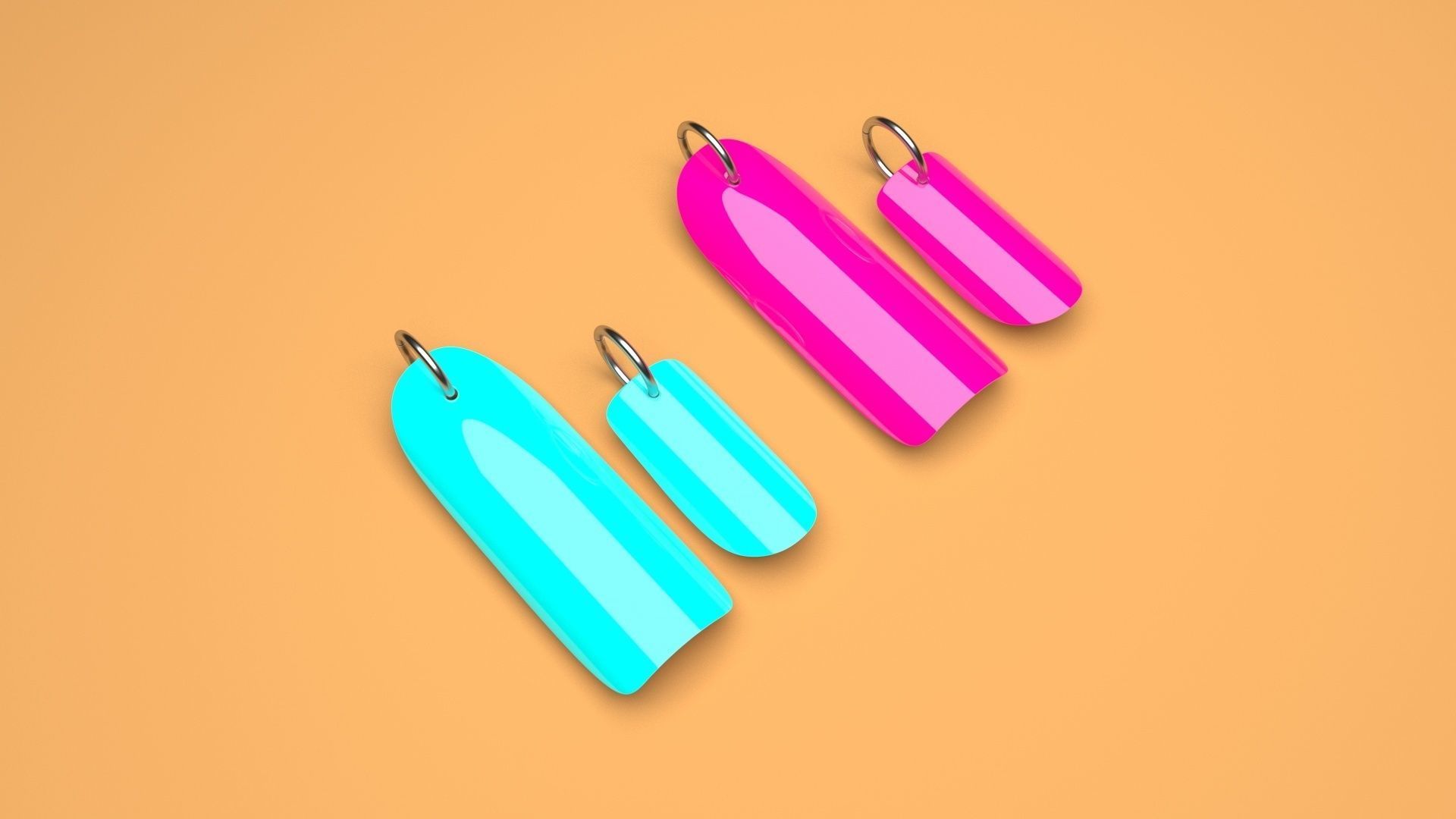 Ring For Artificial Nails 3D model_11