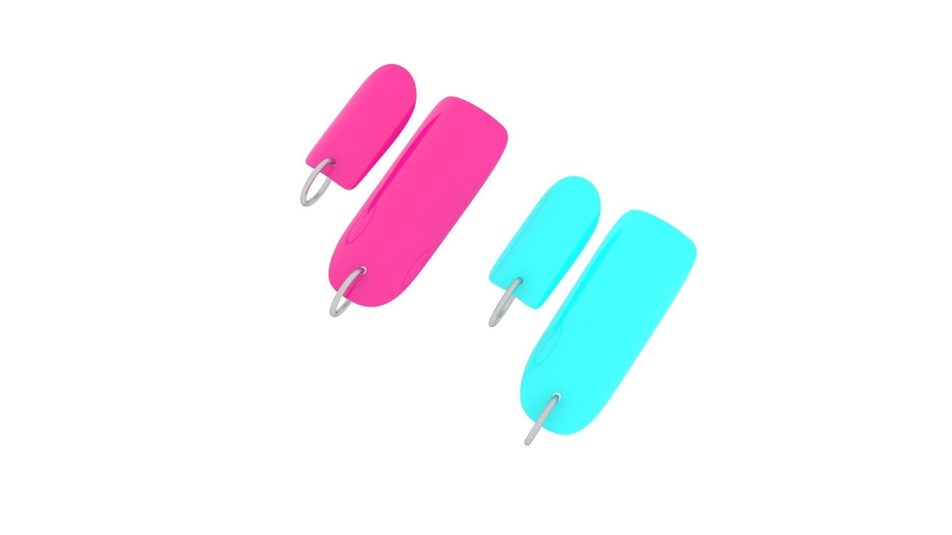 Ring For Artificial Nails 3D model_16