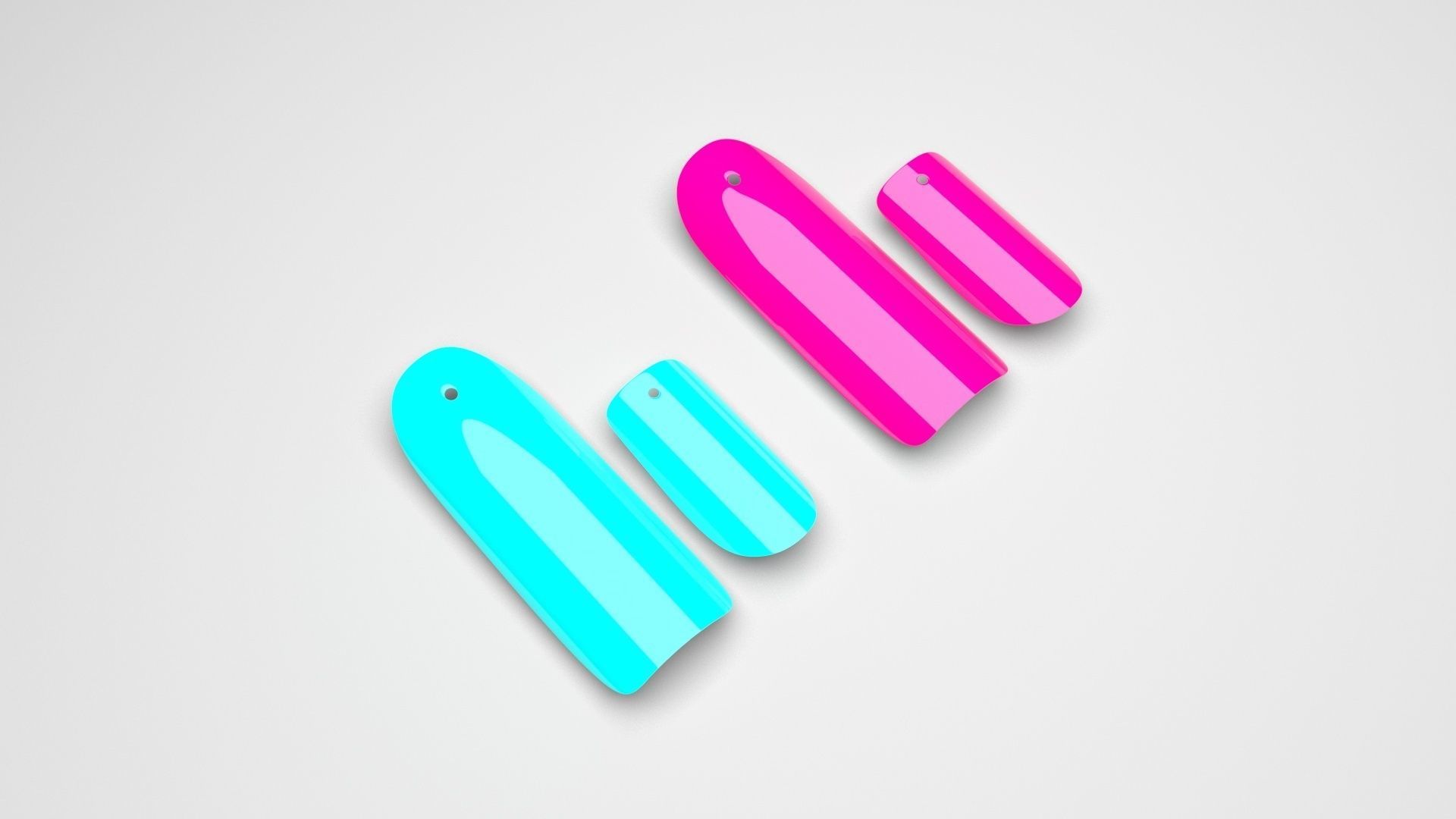 Ring For Artificial Nails 3D model_10