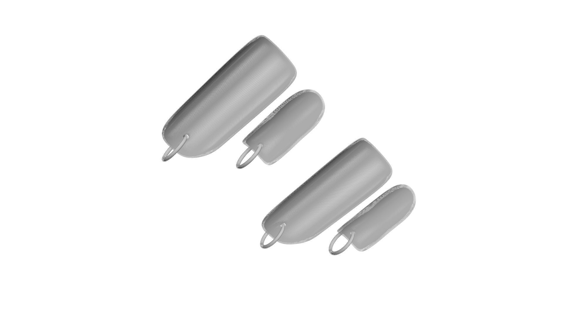 Ring For Artificial Nails 3D model_28