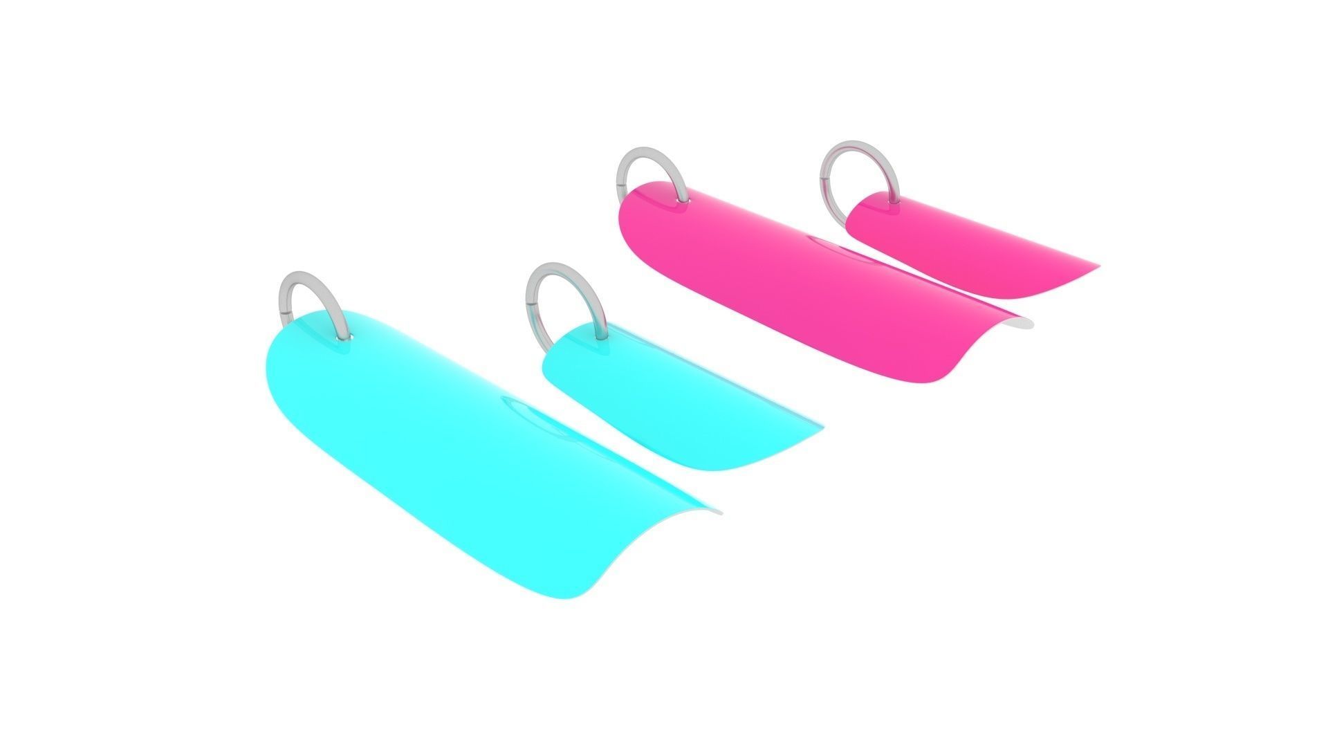 Ring For Artificial Nails 3D model_13