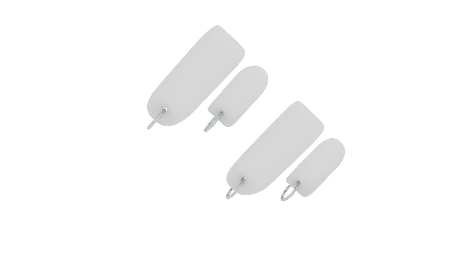 Ring For Artificial Nails 3D model_17