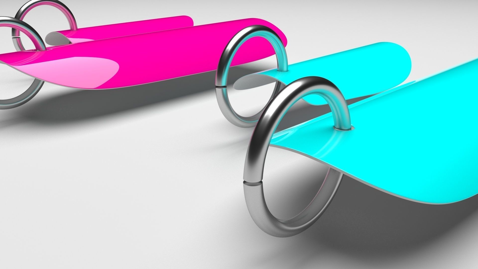 Ring For Artificial Nails 3D model_4