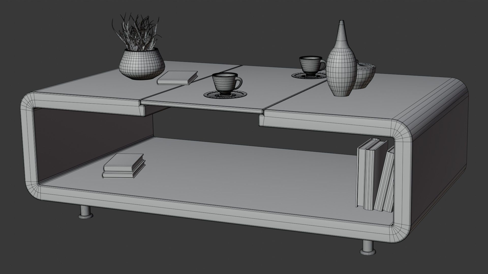 Coffee Table PART16 3D model_8