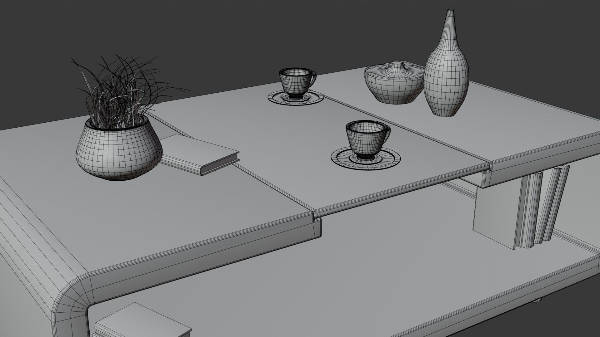 Coffee Table PART16 3D model_9