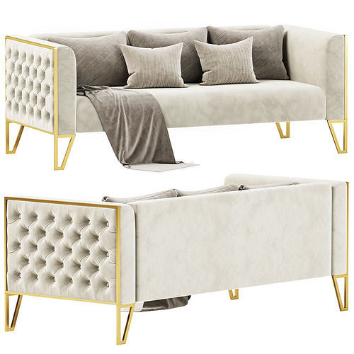 Knightley Sofa 3D model 2