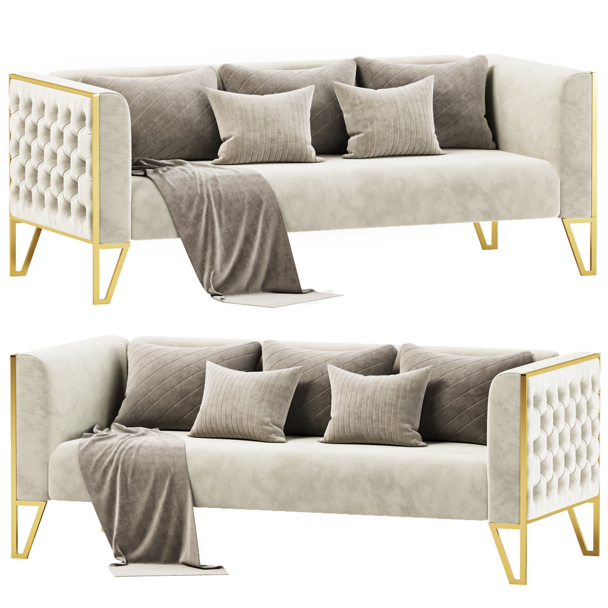 Knightley Sofa 3D model_4